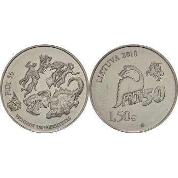 Lietuva 2018 1.5 euro FiDi